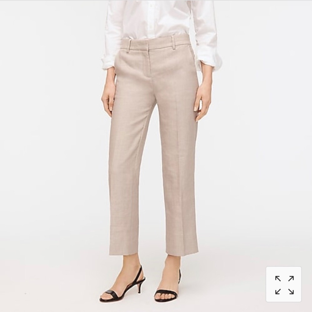 Stretch linen pant